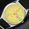 JAPAN SEIKO EXPO 70 MENS AUTOMATIC 6309A ВОССТАНОВЛЕННЫЕ ЖЕЛТЫЕ ЧАСЫ С ЦИФЕРБЛАТОМ a426435-2 RL-a426435