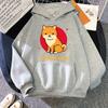 Kawaii толстовки с капюшоном Shiba Inu Mom с принтом для женщин/мужчин, зимние повседневные удобные пуловеры с длинными рукавами и капюшоном