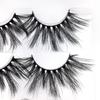 Thick Long Dramatic Handmade 3D Soft Mink Hair Eyelashes Extension 25mm Lashes False Eyelashes