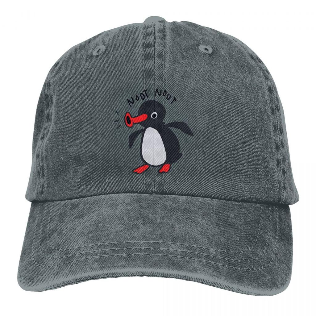 Noot Бейсболка Унисекс Шляпы Женский козырек Snapback Pingu Pinga Пингвин ТВ Кепки