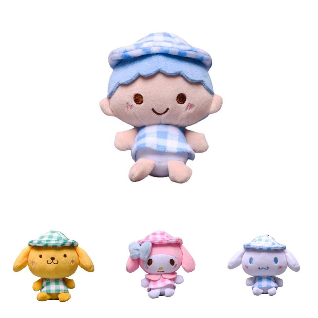 Милая Плюшевая Кукла-Подвеска Sanrio Куроми Мелоди Синнаморолл Для Украшения Сумки и Брелока