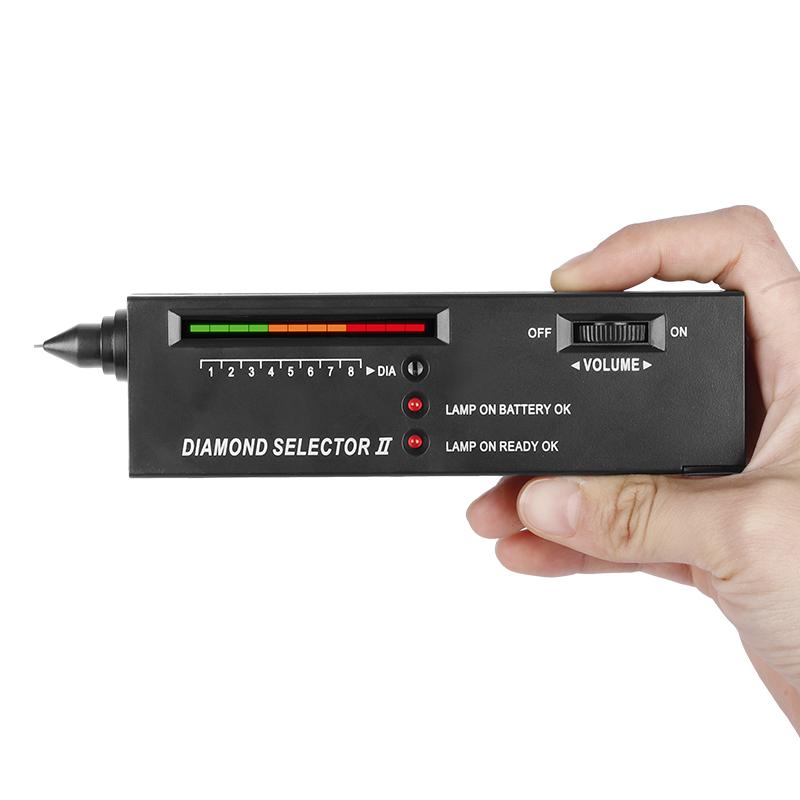 Jewelry Diamond Tester with Case Portable Gemstone Selector II High Accuracy Gem Testing Equipment