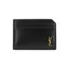 Saint Laurent Tiny Monogram Gold Open Card Wallet 758203 02g0w