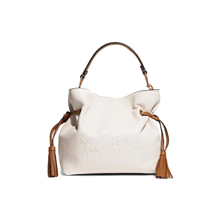 New COACH Andy Cow Leather Handbag Shoulder Bag Crossbody Bag Medium Size Women's White CA164-IMCAH