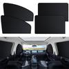 4pcs Summer Sun Protection Full Shading Titanium Silver Tape Magnetic Car Curtain Magnetic Opaque Car Sunshade