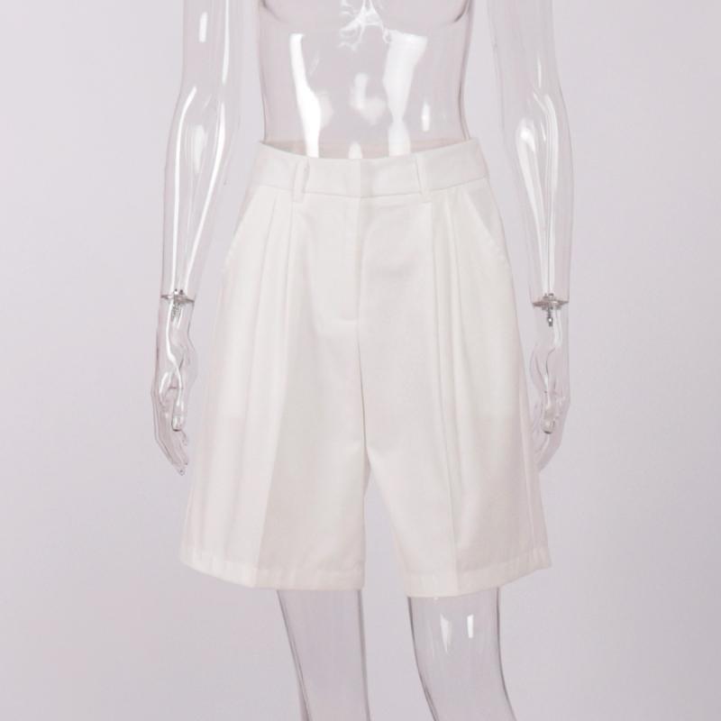 Летние новые шорты с высокой талией для женщин, повседневные свободные широкие однотонные шорты, женские короткие брюки, шорты Y2k Booty