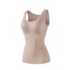 Women Sleeveless Thermal Tank Top Fleece Lined Warm Undershirts Padded Camisole Base Layer for Cold Weather
