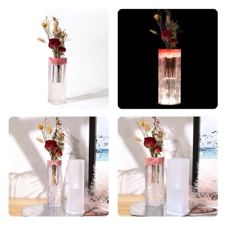 Форма для литья из смолы для вазы Держатель для ручек Форма для чашки из эпоксидной смолы DIY Организатор для поделок