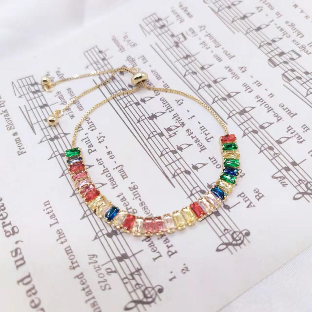 Женский браслет, полный страз, браслет из нержавеющей стали для женщин, дизайнерские блестящие роскошные циркониевые регулируемые браслеты, ювелирные изделия