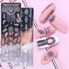Geometry Art Plate Stamp Stamping Nail Stamping Templates Nail Gel Print Christmas Snowflake