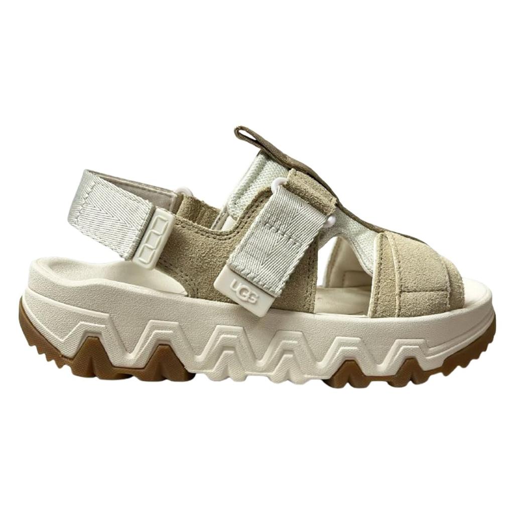 Сандалии CapTrail Strap Suede Mesh Толстая подошва Регулируемая спортивная обувь CapTrail Strap Sandal 1167496 [Ugg] Весна/Лето Женская MUSTARD_SEED US7(24,0 см)