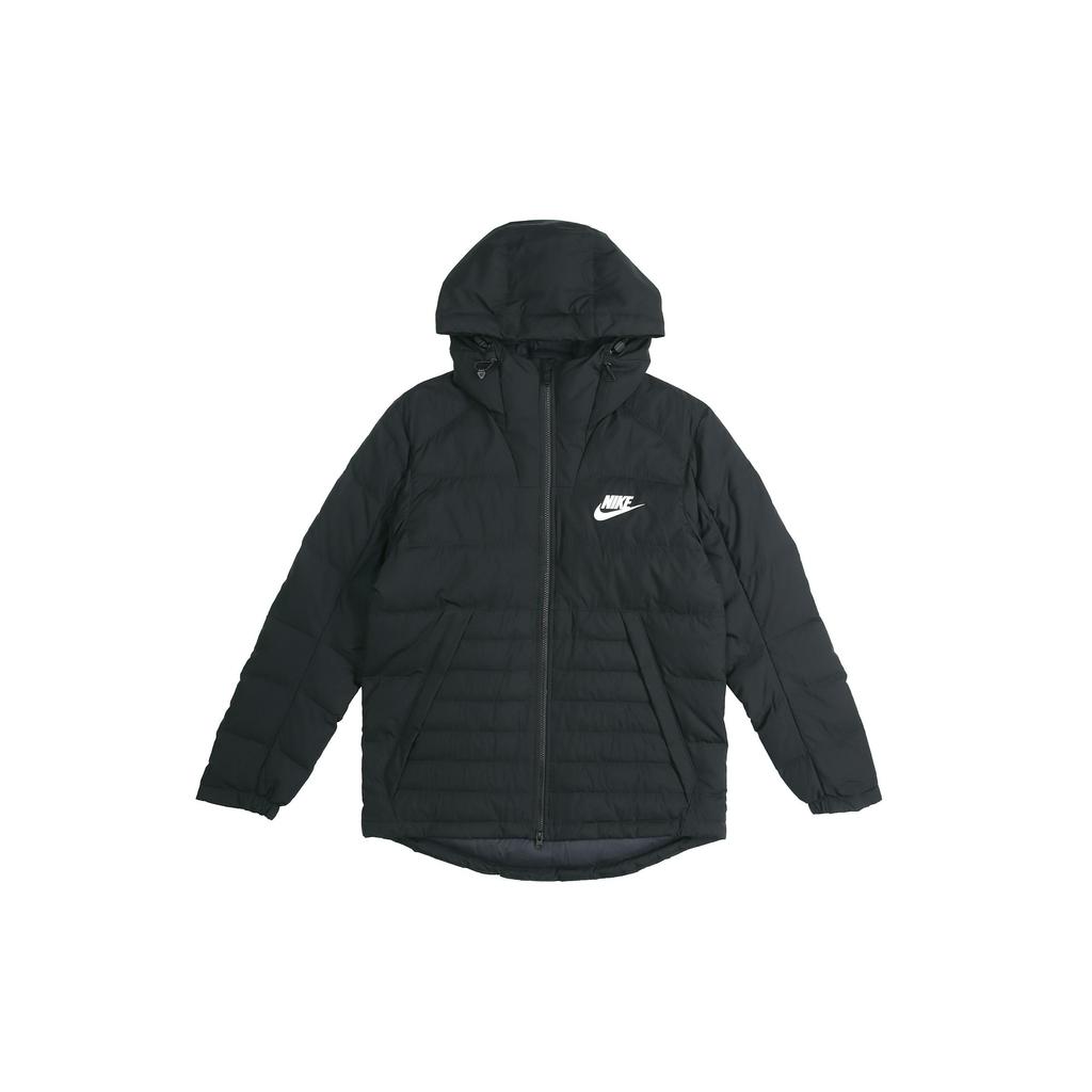 Nike Пуховики Мужские Черные С Капюшоном Умеренные Другие aj7947-010