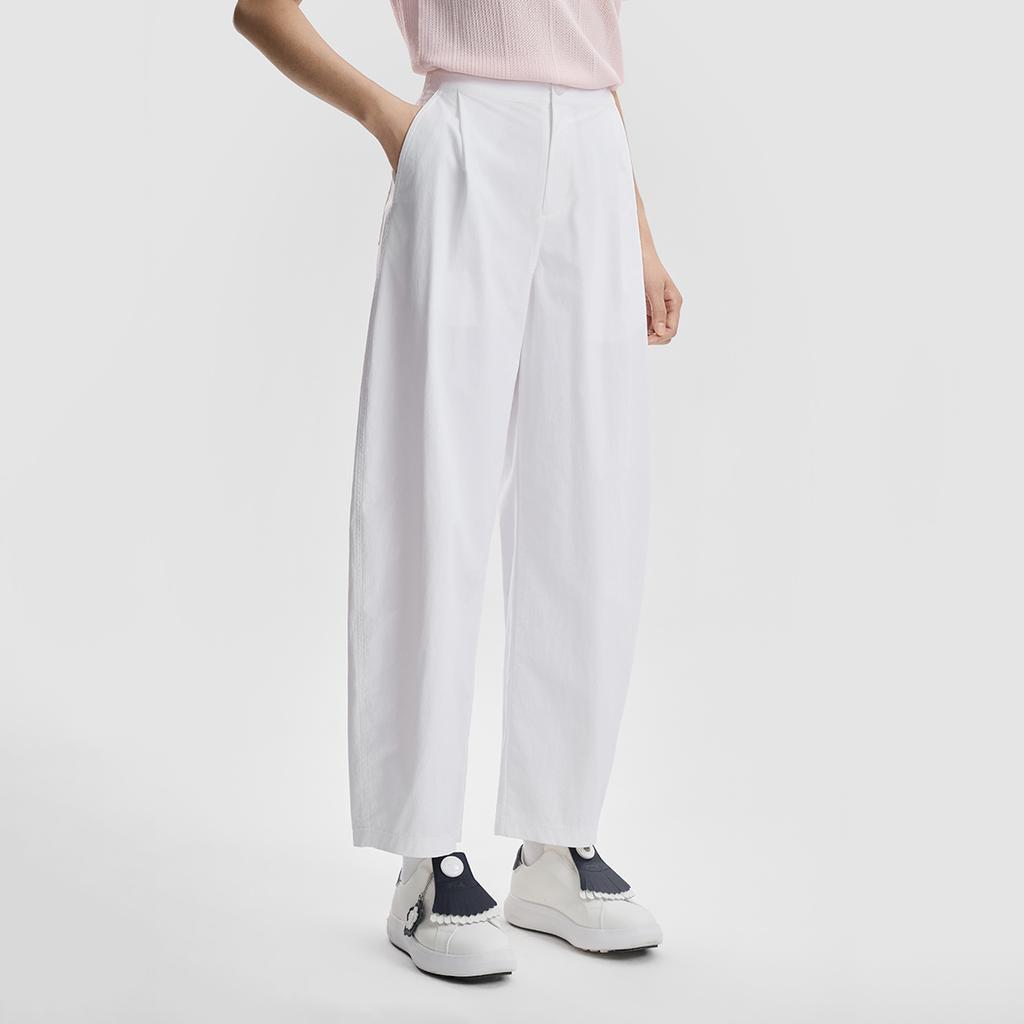 Fila Серия Гольф Модные Простые Спортивные Гольф Универсальные Свободные Вязаные Повседневные Брюки Женские брюки Нефритово-Белый A11W625815FWT