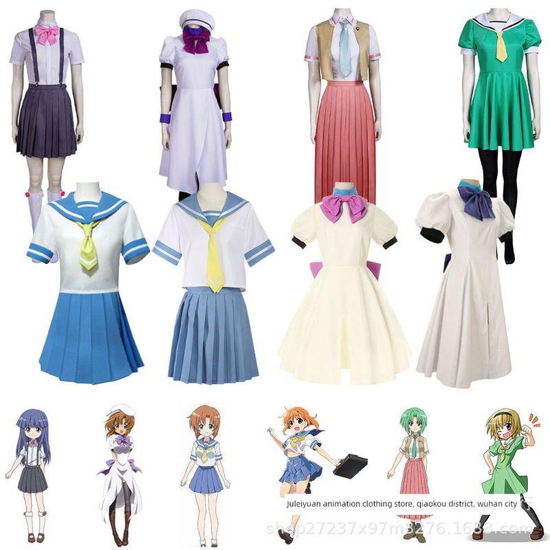 Cosplay of the Character Rina from the Anime "When the Cicadas Cry" Wearing a Daily Sailor Uniform