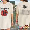 Винтажная футболка унисекс Maneskin Band 2023 World Tour, полномерная S-5XL HH03467
