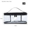 Clear Portable Waterproof Travel Pouch PVC Toiletry Case Cosmetic Bag