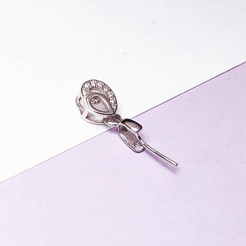 Пряжка из стерлингового серебра S925 для ожерелья Jade Buddha/Guanyin Pixiu