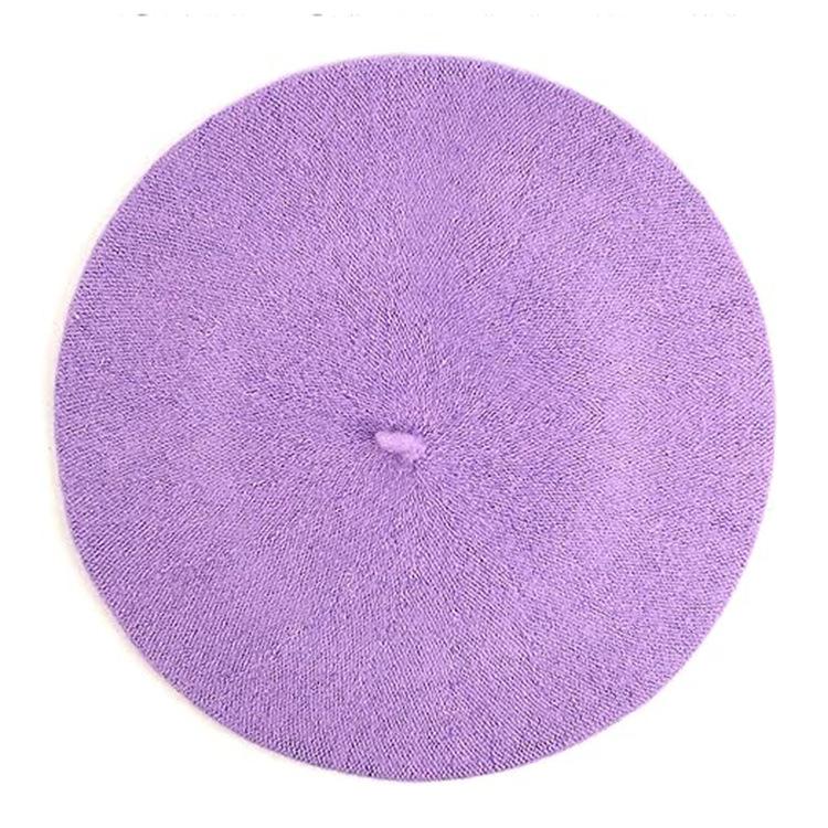 Винтажные шерстяные береты, модные простые однотонные французские шерстяные восьмиугольные береты, осень-зима, классические, стильные, повседневные береты