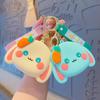Милый Кролик Силиконовый Детский Кошелек для Монет и Брелок (2-Pack)