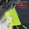 Trapezoidal Magnetic Fluorescent Green Paint Mask & Glass Soft Scraper for Manual Polishing