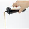 iwaki AGC Technoglass Heat-Resistant Glass Drip-Resistant Soy Sauce Dispenser, 160ml, with Lid, KT5032-BK