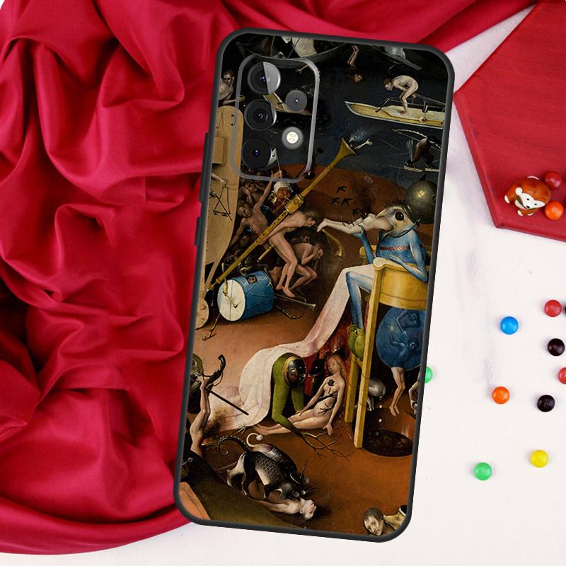 Искусство Иеронима Босха Чехол для Samsung Galaxy A26 A05 A06 A16 A54 A34 A14 A22 A32 A52 A55 A35 A15 A53 A13 A56 A36