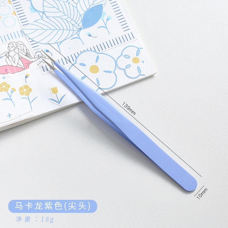 14 Designs Kawaii Cute Macarons Creative Stationery Tweezers DIY Washi Tape Stickers Gadget Multi-tool Tweezers Hand Account
