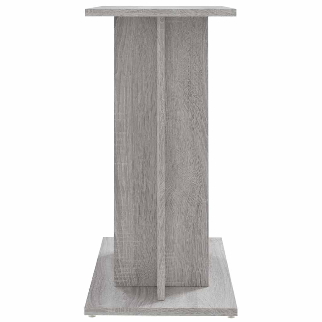 Aquarium Stand Gray Sonoma 60 x 30 x 60 cm Particleboard