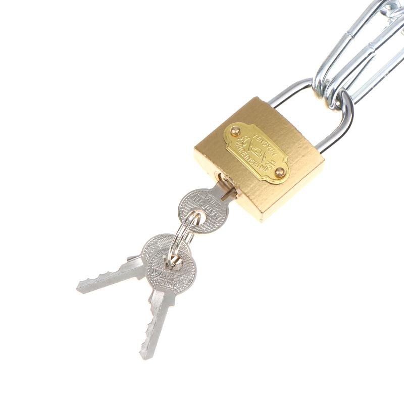 Heavy Duty Keyed Bicycle Lock Anti-theft Chain for Motorcycles and Generator Protection