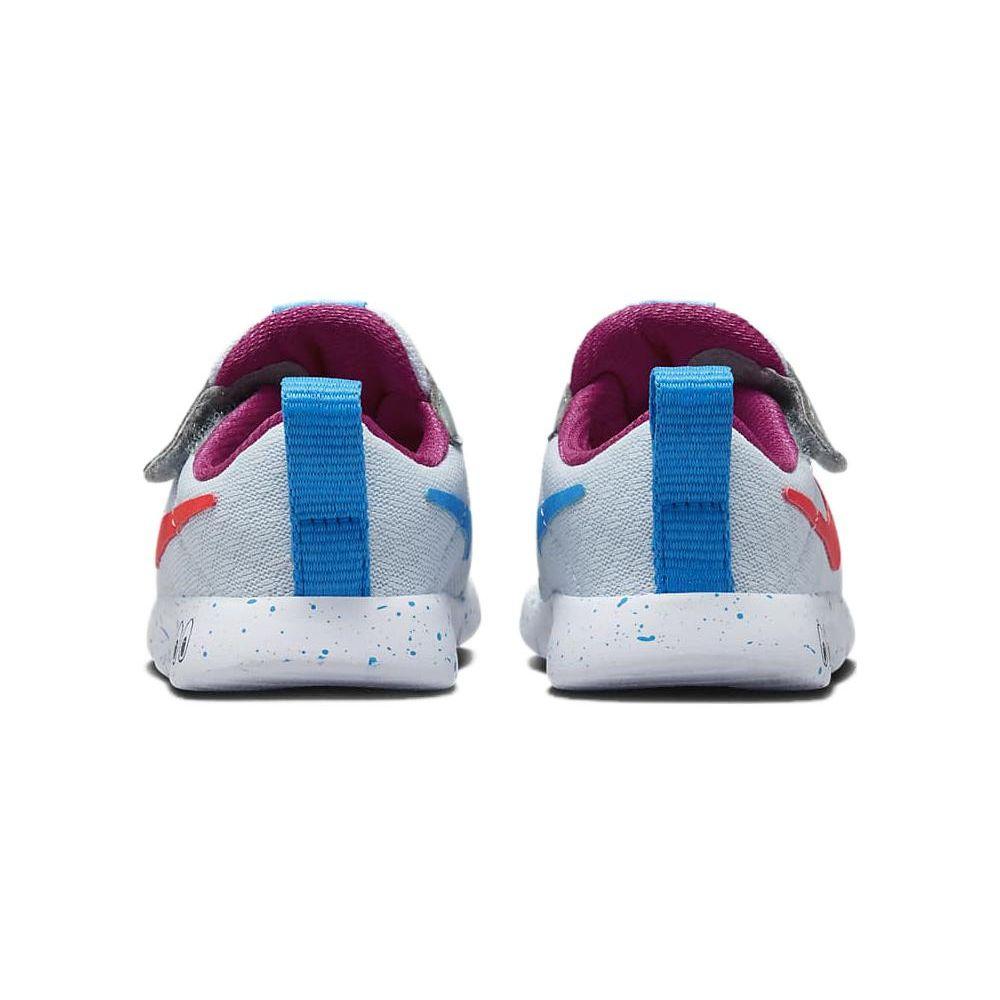 Nike Tanjun EZ Lil Удобные Универсальные Амортизирующие Прочные Низкие Кроссовки для Ходьбы Детские кроссовки Серый Оранжевый FD5379-400