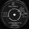 7-дюймовая пластинка FREDDIE THE DREAMERS You Were Made For Me DB7147 COLUMBIA 1963 UK Rock Б/у