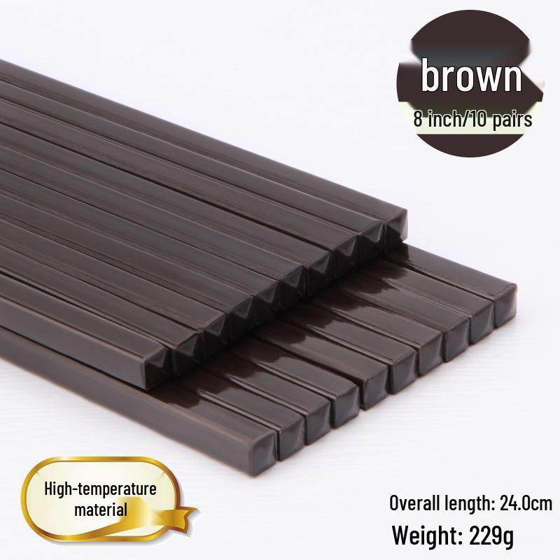 Colorful Disinfected Melamine Chopsticks for Hotels, Restaurants, and Fast Food