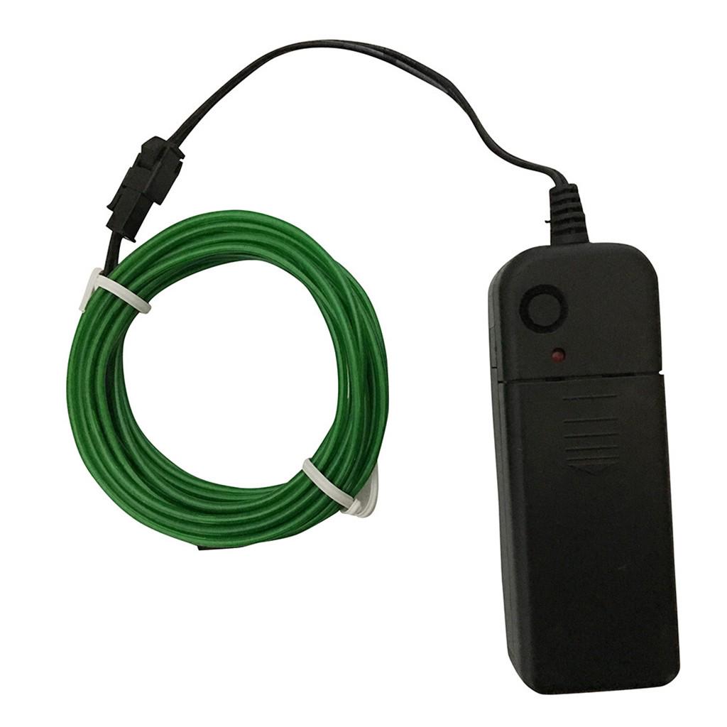 Гибкий светодиодный светильник EL Wire String Strip Rope Glow Decor Неоновая лампа USB Controlle