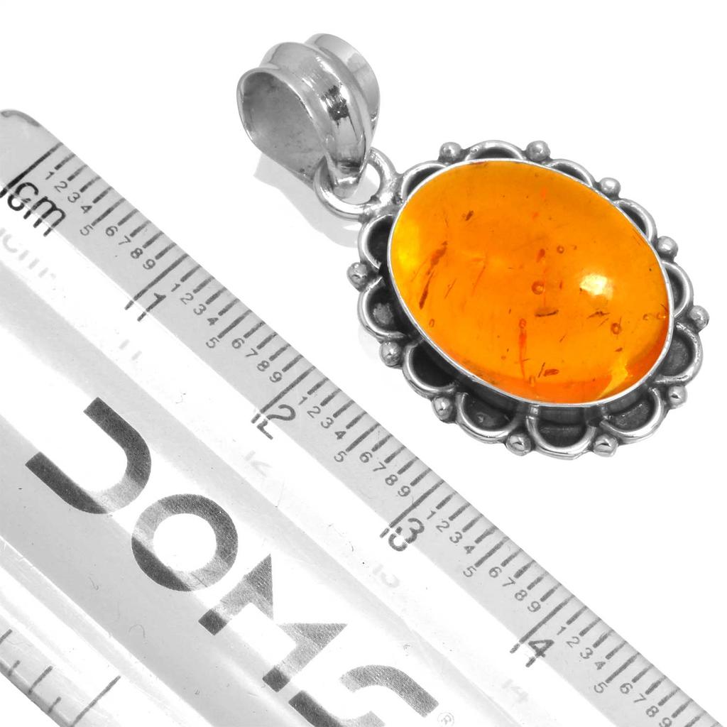925 Sterling Silver Pendant Women Gemstone Handmade Jewelry Thanksgiving Gift Amber Amethyst Black Onyx Carnelian Garnet Quartz Green Onyx Gold Stone