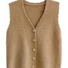 Women's Autumn and Winter Vest Ladies' Woolen Small Vest Layering Sweater Outer Wear Knitted Vest for Women Winter Outer Wear
