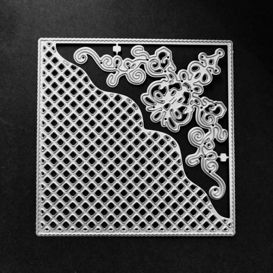 Сетка фоновая рамка металлический трафарет DIY скрапбукинг карты альбом трафарет