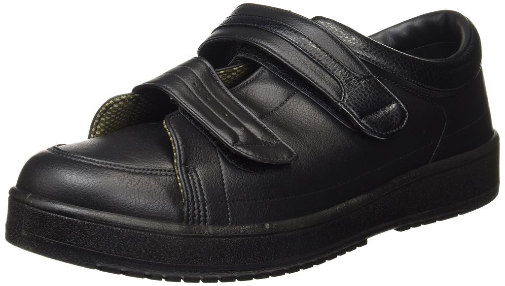 Moonstar 04 Rehabilitation and Nursing Shoes Foot Size Men's V-Step (Left Only), Black, 30.0cm (Right)