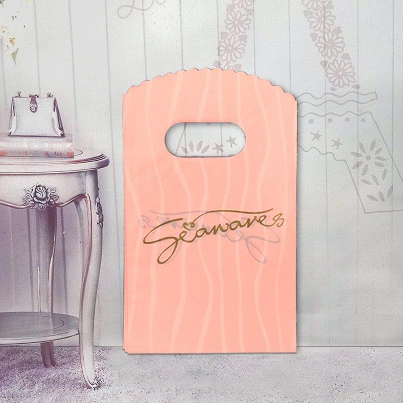 Small Plastic Bag With Handle Packaging Bags Boutique Gift Bag Mini Bag 50Pcs Trinket Bag Multi Designs