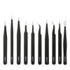 Набор из 6 шт. антистатических пинцетов из нержавеющей стали набор инструментов для ремонта набор антистатических ручных инструментов для моделирования Ручной инструмент