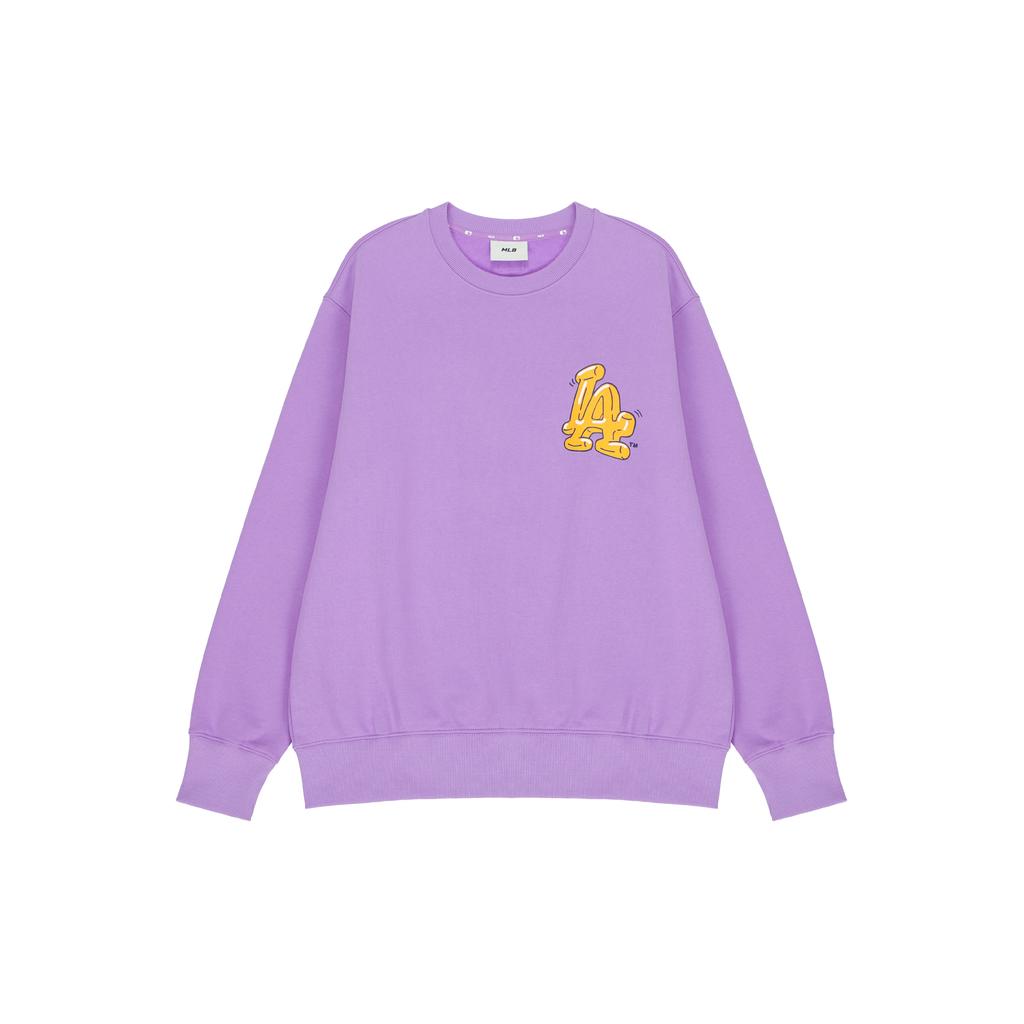 Новый свитшот MLB Los Angeles Dodgers LIKE Унисекс Фиолетовый 3AMTL0221-07PPN