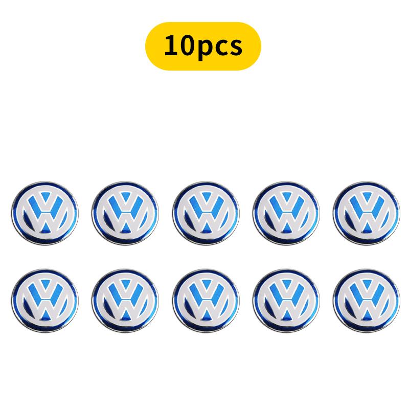 For VW 14mm Car Key Badge Emblems Replacement Car Key Stickers For Volkswagen VW Polo Passat B5 B6 B7 T4 T5 Golf 4 5 6 Tiguan Jetta GTI zs3