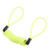 3.5 MM Motorcycle Bike Atv Scooter Disc Lock Security Reminder Cable Tool Lemon Yellow