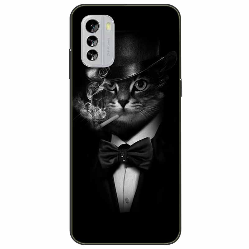Чехол для Nokia G21 G11 Capa Силиконовый Крутые Коты Тигр TPU Бампер Защита Мягкие Черные Чехлы для Nokia G 11 NokiaG21 G 21 Модный
