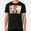 Soldiers Painting Peace Symbol On Wall - Ban S To 5XL Made In the AU/USA T-Shirt