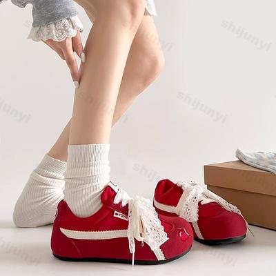 Мода Мода Женская обувь 2025 Новые Весна Осень Дышащие Уличные Нескользящие Кроссовки Легкие Удобные Мягкая Подошва Повседневные Балетки