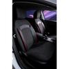 Полный комплект чехлов на автомобильное сиденье с ортопедической опорой "Нева" черный - кожаный универсальный новый сезон