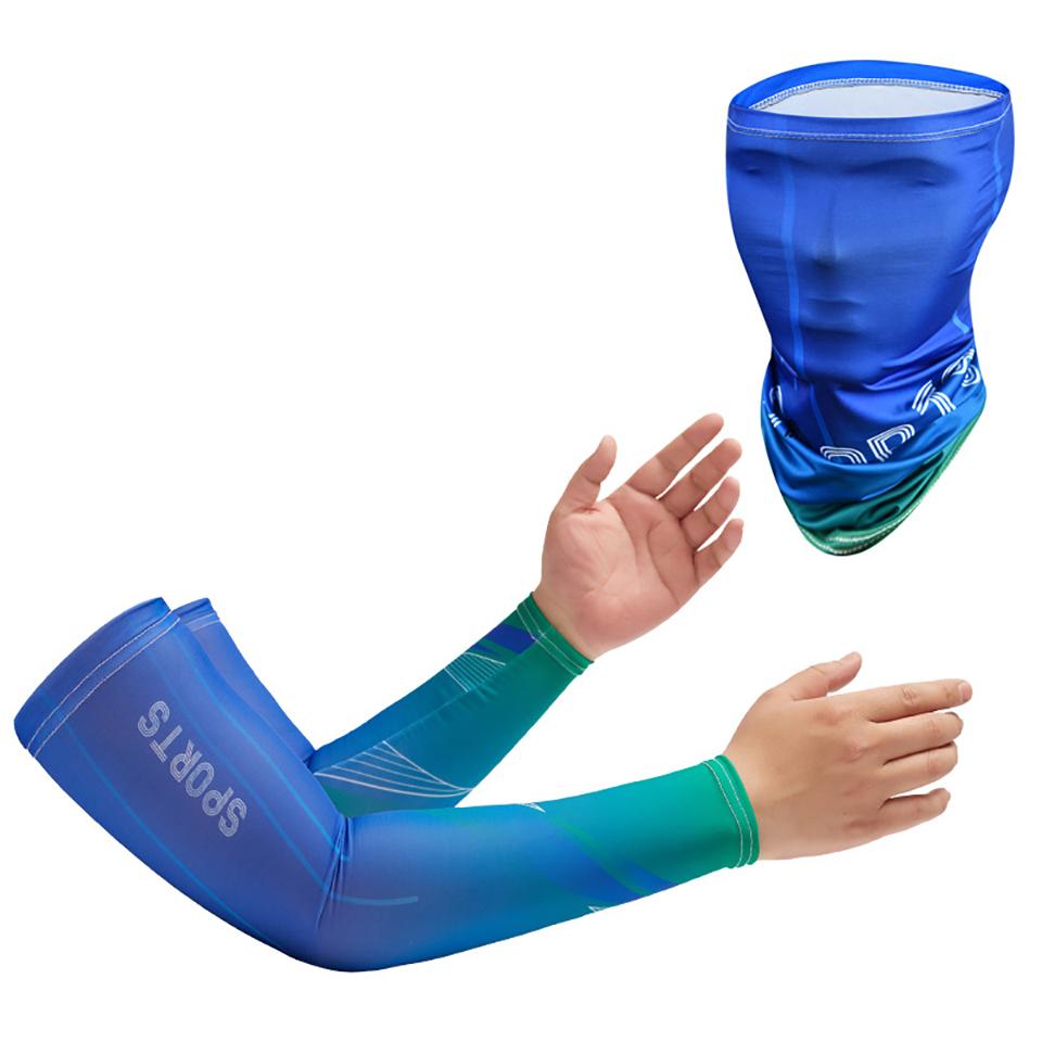 Ice Silk Sleeve Cover Arm Protection Sun Protection Sleeve Cover Outdoor Driving Mountaineering Riding Fishing Ice Sleeve
