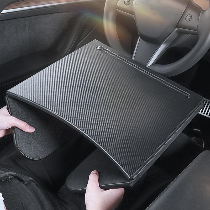Поднос для еды для Tesla Model 3 Model Y, складная автомобильная подставка для руля, складное крепление для ноутбука, держатель для подноса для еды и напитков