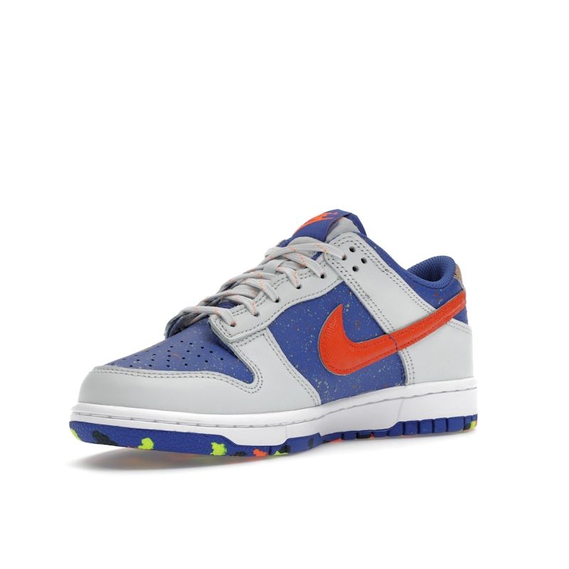 Nike Кроссовки Dunk Low GS Playground Paint Pack для детей, синие, фотонно-пылевые, астрономически-синие HJ9233-025