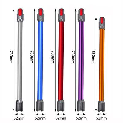 Удлинитель для Dyson V7 V8 V10 V11, металлический алюминиевый прямой стержень для труб, ручная палочка, трубка для пылесоса, запасные части, аксессуары